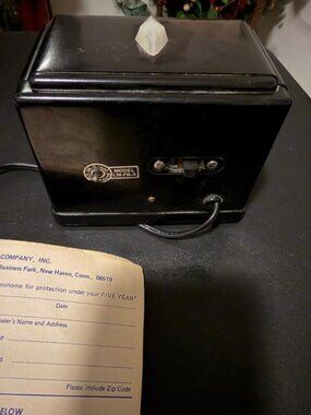 Vtg Franz Electronic Metronome LM-FB-4 Black Bakelite Tested Working